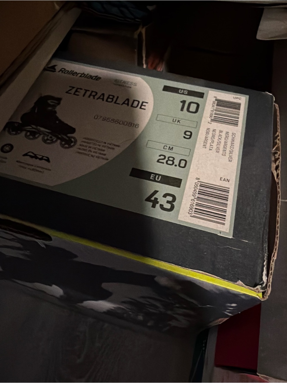 Men’s Rollerblades – Size 10 – Brand New in Box